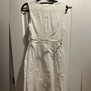 Women’ fit & flair Ann Taylor dress w/ belt